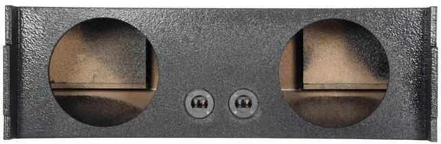 Main image of Rockville REC96 Dual 10" Ported SUV Subwoofer Enclosure, Behind 3rd Row | Sub Box, Grade A MDF, Bed Liner Finish, Fits Tahoe/Suburban/Yukon, 41Hz Tuning, 1.9 Cu Ft Per Sub, Spring-Loaded Terminals