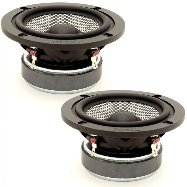 Alt view image 2 of 3 - Focal 3AS 3" 40W RMS Midrange Speakers with Grills