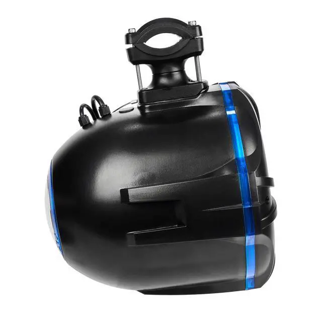 Alt view image 3 of 7 - BT8RGB Pair of 600W (300W RMS) 8-inch Marine Tower Speakers with RGB Lights and Remote for Boats/ATV/UTV/Motorcycles/SxS/Golf Cart