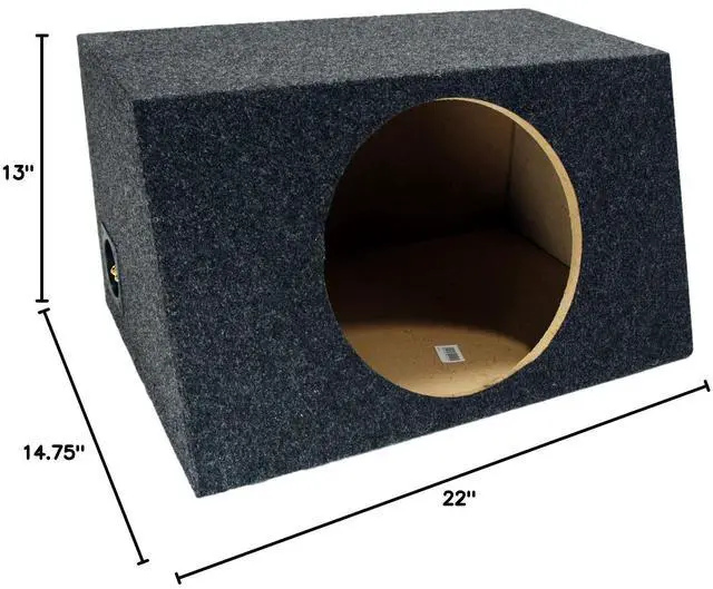 Alt view image 5 of 5 - 10C12-4 Single Comp 12" C12 Subwoofer Enclosure 4-Ohm