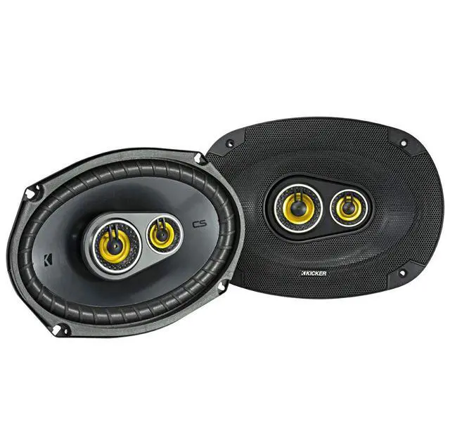 Alt view image 2 of 5 - Kicker 46CSC6934 Car Audio 6x9 3-Way Full Range Stereo Speakers Pair CSC693 Bundle Sound Dampening Speaker Kit