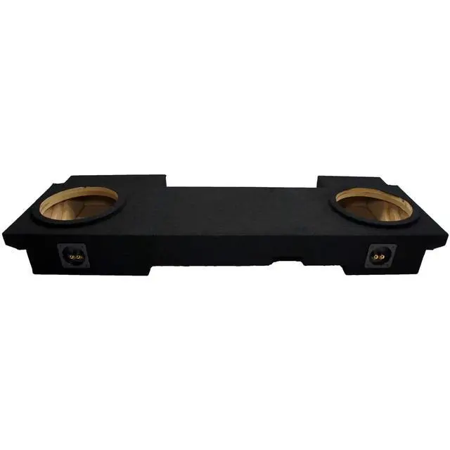 Main image of Fits Escalade EXT Avalanche 02-13 Dual 10" Underseat Subwoofer Box ASC | Chevy and Cadillac Truck Sub Enclosure, 10 Inch Speaker Pair, Hidden Space-Saving Design, Bolt-In Bass Upgrade