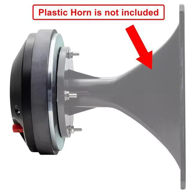 Alt view image 4 of 4 - VO-CT75 3" Compression Horn Tweeter