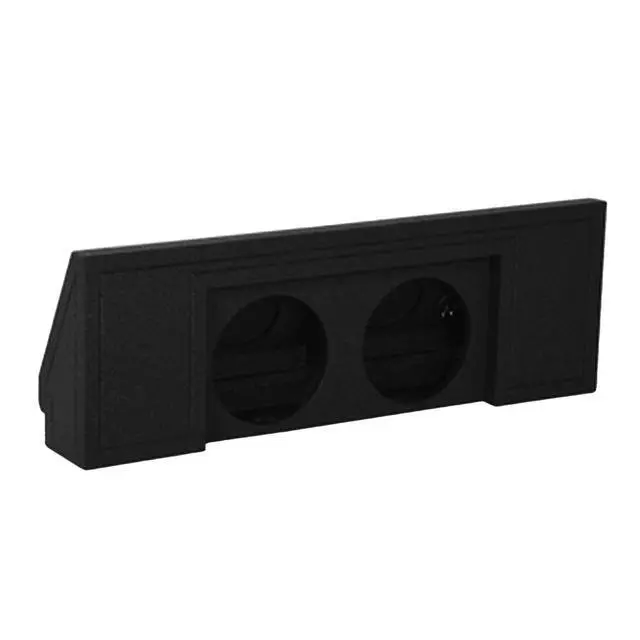 Alt view image 5 of 7 - Dual 10" Underseat Downfire QBomb Subwoofer Box for Chevy/GMC | Compatible with Chevy Colorado Crew Cab & GMC Canyon Crew Cab 2015-2024