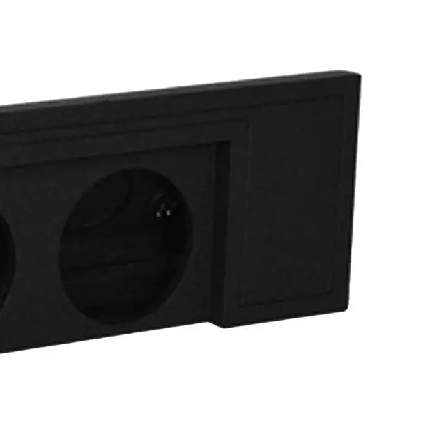 Alt view image 7 of 7 - Dual 10" Underseat Downfire QBomb Subwoofer Box for Chevy/GMC | Compatible with Chevy Colorado Crew Cab & GMC Canyon Crew Cab 2015-2024
