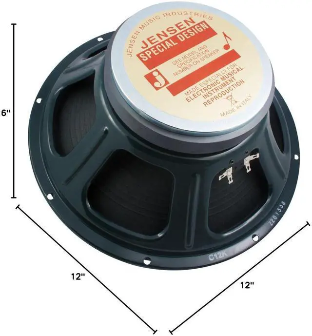 Alt view image 2 of 2 - Speaker, Green, 12-Inch (C12K16)