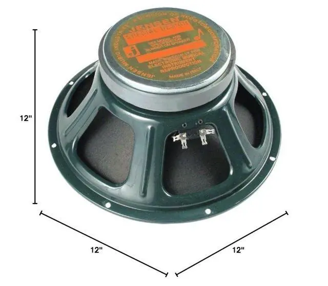 Alt view image 4 of 4 - Speaker, Green, 12-Inch (C12K8)