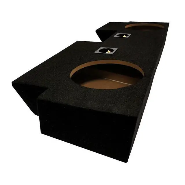 Alt view image 2 of 7 - Dual 10" Subwoofer Box Fits 2019-2025 Jeep Gladiator Truck Sub Enclosure | Deep bass upgrade, space-saving design, sturdy cabinet build, quick install, 10 inch size