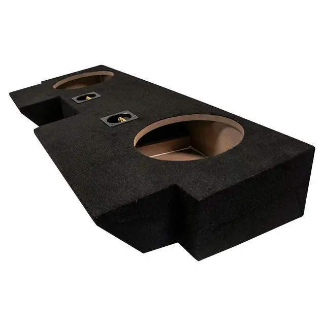 Alt view image 4 of 7 - Dual 10" Subwoofer Box Fits 2019-2025 Jeep Gladiator Truck Sub Enclosure | Deep bass upgrade, space-saving design, sturdy cabinet build, quick install, 10 inch size