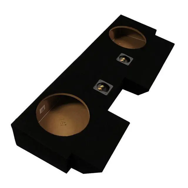 Alt view image 5 of 7 - Dual 10" Subwoofer Box Fits 2019-2025 Jeep Gladiator Truck Sub Enclosure | Deep bass upgrade, space-saving design, sturdy cabinet build, quick install, 10 inch size