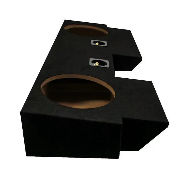 Alt view image 6 of 7 - Dual 10" Subwoofer Box Fits 2019-2025 Jeep Gladiator Truck Sub Enclosure | Deep bass upgrade, space-saving design, sturdy cabinet build, quick install, 10 inch size