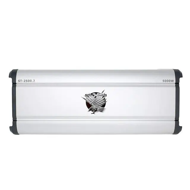 Alt view image 3 of 7 - Car Amplifiers ST-2500.2 5000W 2 Channels Class AB MOSFET Amp 2/4 Ohm Stable with Remote Sub Control