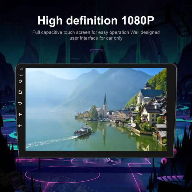 Alt view image 6 of 7 - 10 inch Car Stereo Radio for Jeep Compass Patriot 2010-2016 Car Radio with Carplay Android Auto, GPS Navigation/Bluetooth/FM/Backup Camera/WiFi/SWC/HiFi