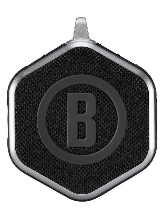 Alt view image 4 of 6 - Bushnell Wingman Mini Black/Silver GPS Bluetooth Speaker with Cleaning Cloth and Wall/Car Chargers Bundle