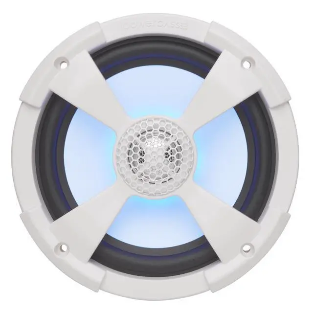 Alt view image 3 of 6 - XL-62M - 6.5" Marine Coaxial Speakers with RGB LED - Pair