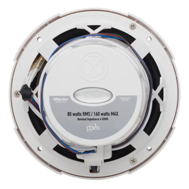 Alt view image 6 of 6 - XL-62M - 6.5" Marine Coaxial Speakers with RGB LED - Pair