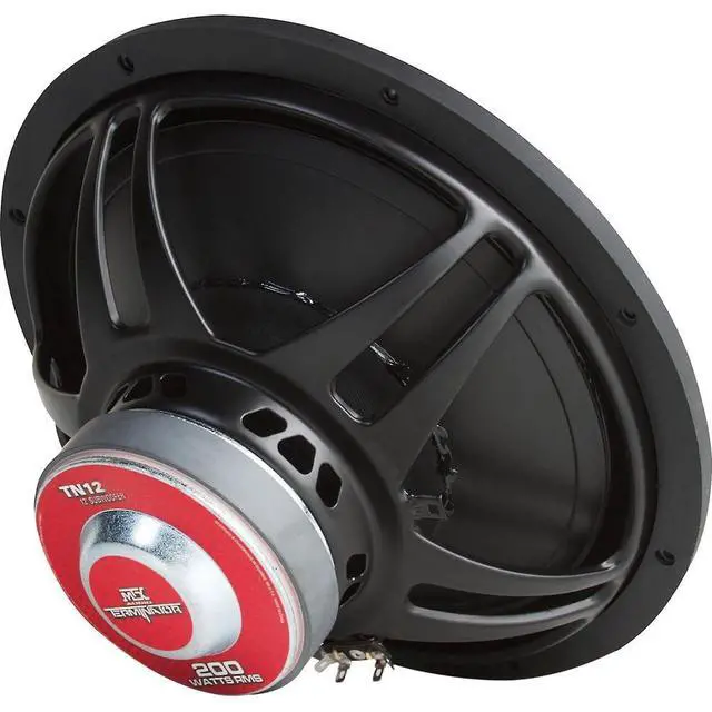Alt view image 7 of 7 - (2) MTX Audio Terminator TN12-02 12 800 Watt 2 Ohm Car Subwoofers Subs