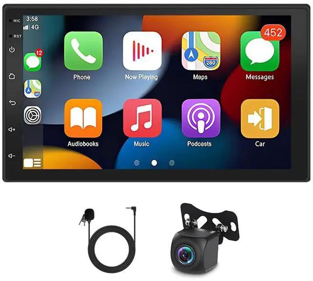 Main image of 7" Android 15 Car Radio for Isuzu N Series NNR NPR NPS NQR Truck 2009-2020, 2+64G Touch Screen Double Din Stereo with Wireless Carplay Android Auto Backup Camera WiFi Bluetooth FM RDS DSP