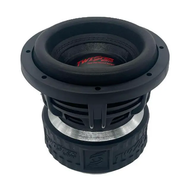 Alt view image 4 of 5 - Tornado Series 8 Inch 1300 Watt Max DVC 4 Ohm Car Subwoofer