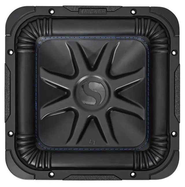 Alt view image 2 of 7 - L7S102 10" 1200 Watt Solobaric L7S Car Subwoofer Solo-Baric 44L7S10-2 Bundle with 11L710GLC 10" Charcoal Grille w/LED for SoloBaric 11S10L7 Subwoofer Sub
