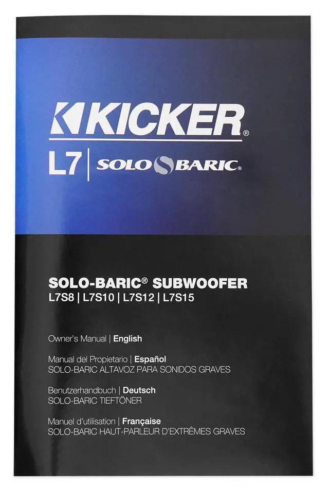 Alt view image 7 of 7 - L7S102 10" 1200 Watt Solobaric L7S Car Subwoofer Solo-Baric 44L7S10-2 Bundle with 11L710GLC 10" Charcoal Grille w/LED for SoloBaric 11S10L7 Subwoofer Sub