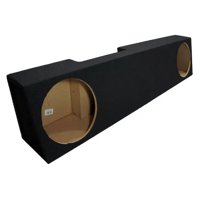 Alt view image 2 of 6 - W10S4 Sealed Dual 10" Sub Box Fits 2006-2015 Dodge Ram Mega Cab | Loaded 500W RMS Pair, 4 Ohm Bassline Subwoofer Package, Truck Specific Enclosure, Ready to Wire and Play, 10 inch size