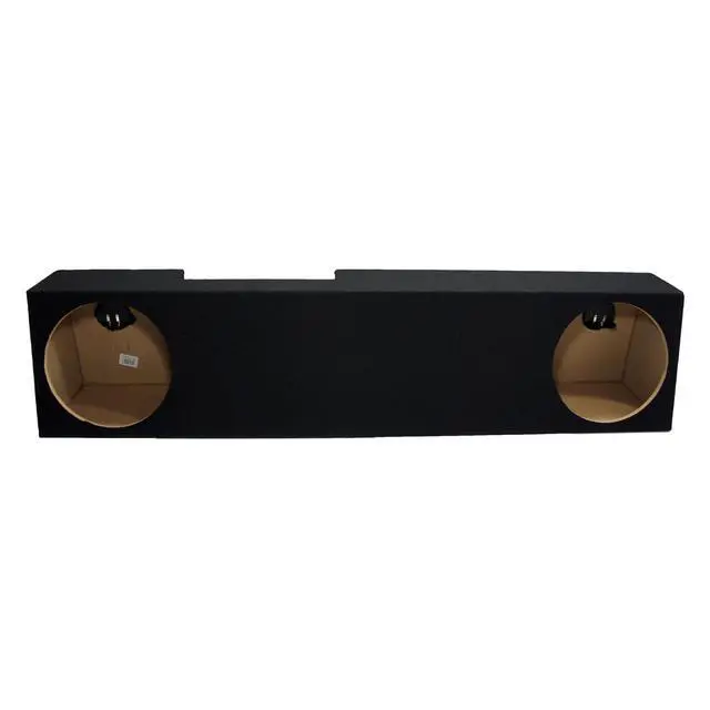 Alt view image 3 of 6 - W10S4 Sealed Dual 10" Sub Box Fits 2006-2015 Dodge Ram Mega Cab | Loaded 500W RMS Pair, 4 Ohm Bassline Subwoofer Package, Truck Specific Enclosure, Ready to Wire and Play, 10 inch size