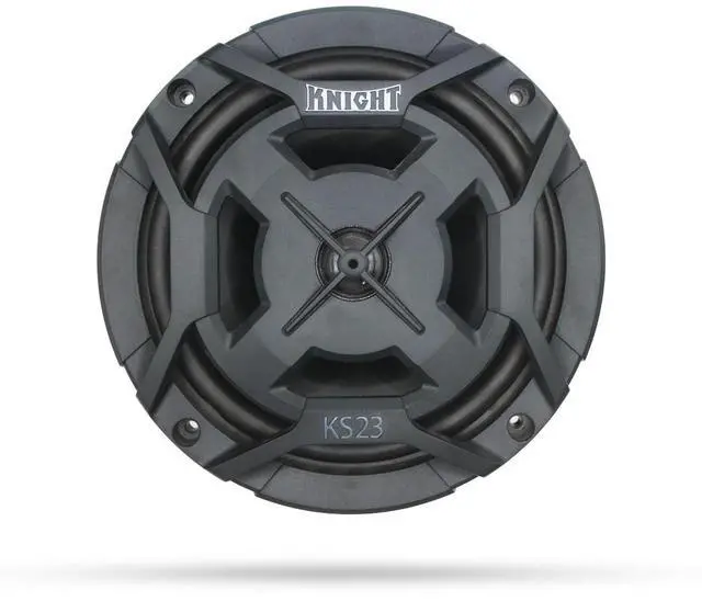 Alt view image 3 of 7 - Knight ATV KS23 6.5 Waterproof Full-Range Speakers Audio System with LED Lights and Easy Installation, 60W RMS/120W Peak Power, Fully Submersible