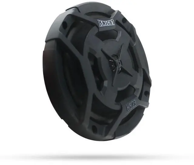 Alt view image 4 of 7 - Knight ATV KS23 6.5 Waterproof Full-Range Speakers Audio System with LED Lights and Easy Installation, 60W RMS/120W Peak Power, Fully Submersible