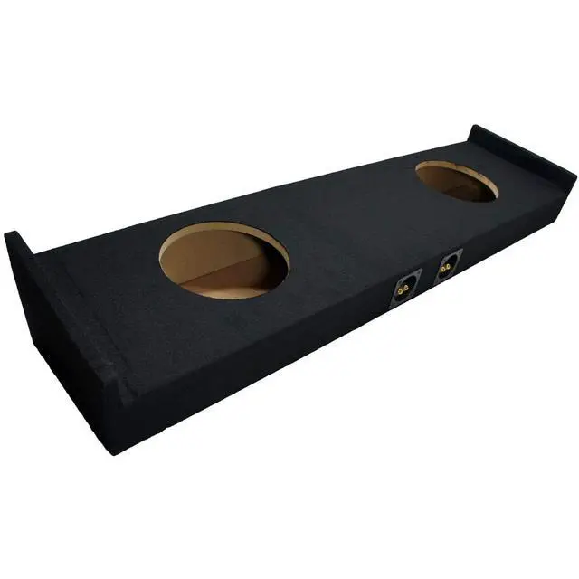 Alt view image 2 of 2 - 44CWCS104 Dual 10" Sub Box Fits Ford F-150 Super Crew 2015-2025 | Comp series loaded enclosure bundle, matched 10 inch subwoofer pair, truck cab bass upgrade