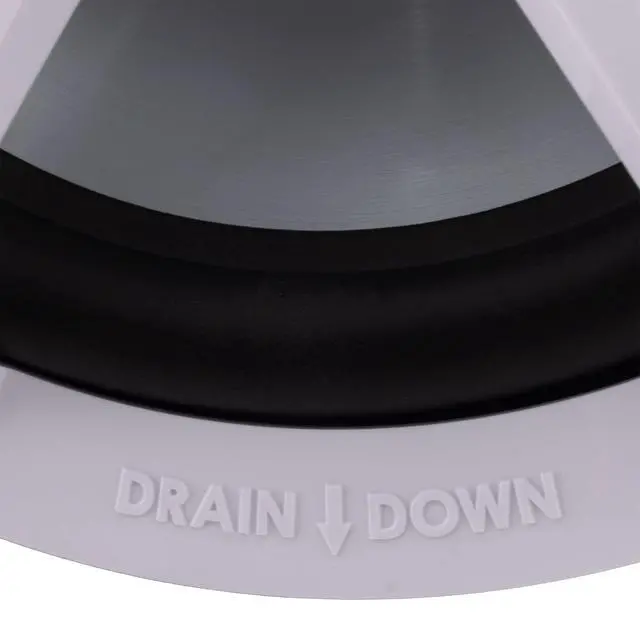 Alt view image 6 of 6 - RV 6" Coaxial Water-Resistant Speaker Indoor/Outdoor with RGB LED Lighting (2, White)