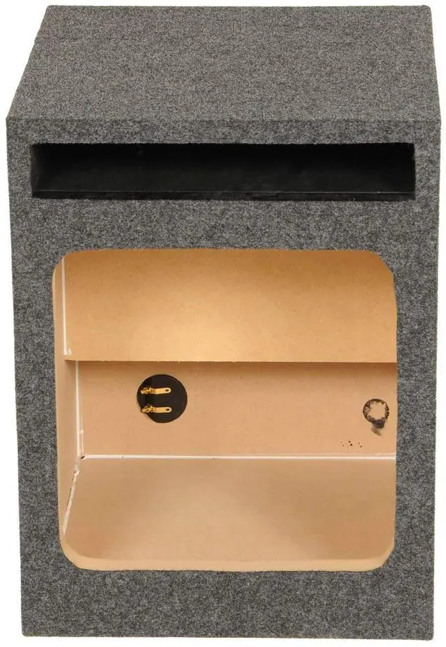 Alt view image 4 of 6 - HD112 12" Single Heavy Duty Vented Square Sub Enclosure Box (2 Pack)