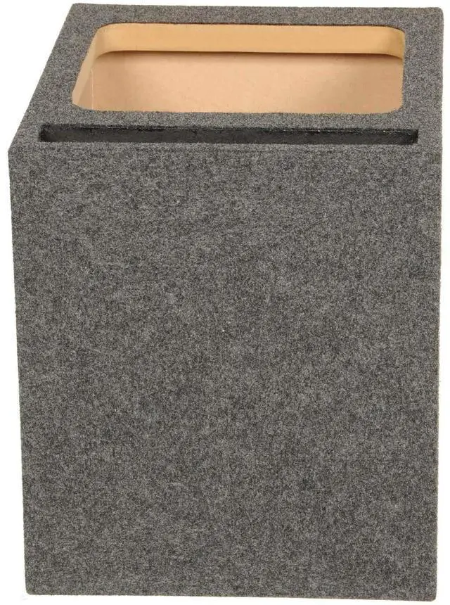 Alt view image 5 of 6 - HD112 12" Single Heavy Duty Vented Square Sub Enclosure Box (2 Pack)