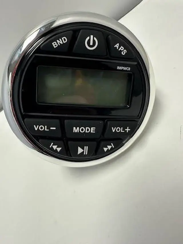 Alt view image 4 of 6 - Weather-Resistant Gauge-Style Media Center with BT