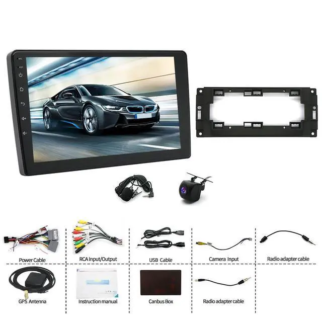Alt view image 2 of 6 - 2+32G Car Stereo for Dodge Ram 1500 2500 2006-2008 Head Unit, 9" Touch Screen Radio for Jeep Grand Cherokee 2005-2009, for Dodge Durango with Wireless Carplay Android Auto FM RDS Backup Camera
