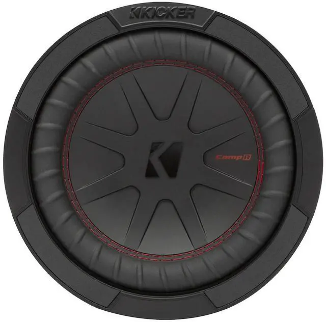 Alt view image 2 of 3 - 48CWR82 CompR 8" 600 Watts Max Power 2 Ohm Dual Voice Coil Car Audio Subwoofer (Single) Bundle Combo with 8" Round Steel Mesh Subwoofer Grille