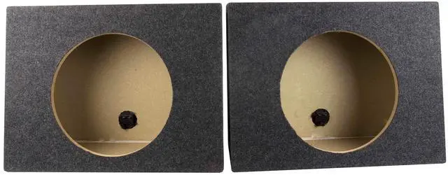 Alt view image 4 of 7 - Q-POWER QTW12 2 12" Sealed Car Audio Subwoofer Sub Box Enclosures Pair (2 Pack)