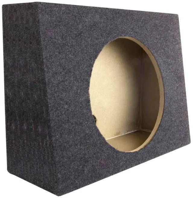 Alt view image 6 of 7 - Q-POWER QTW12 2 12" Sealed Car Audio Subwoofer Sub Box Enclosures Pair (2 Pack)