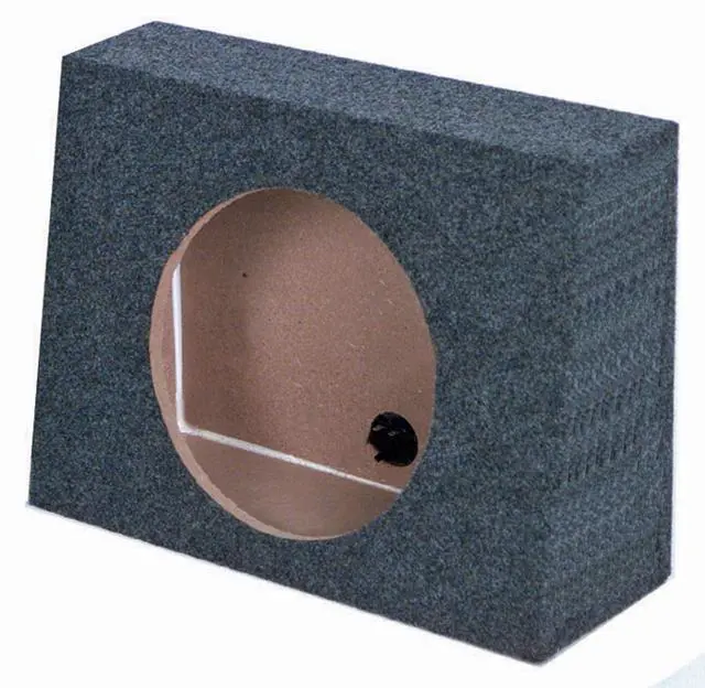 Alt view image 5 of 7 - Q-POWER QTW12 2 12" Sealed Car Audio Subwoofer Sub Box Enclosures Pair (2 Pack)