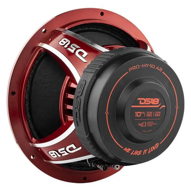 Alt view image 7 of 7 - PRO-HY10.4B 10" Water Resistant Hybrid Mid-Range Loudspeaker with Built-in Driver 700W Max Power 4-Ohm - 10" Midrange with Compression Driver Horn Great for Motorcycles and All Audio Applications