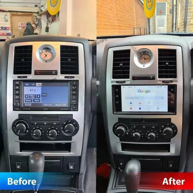 Alt view image 2 of 7 - 7 inch Touchscreen Car Stereo for Dodge Chrysler 300 300C 2007-2011, Android 13 Car Radio with Carplay & Android Auto GPS Navigation BT Mirror Link WiFi Backup Camera 2+64G