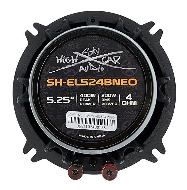 Alt view image 2 of 7 - SH-EL524BNEO 5.25" Neodymium Bullet Midrange Speaker