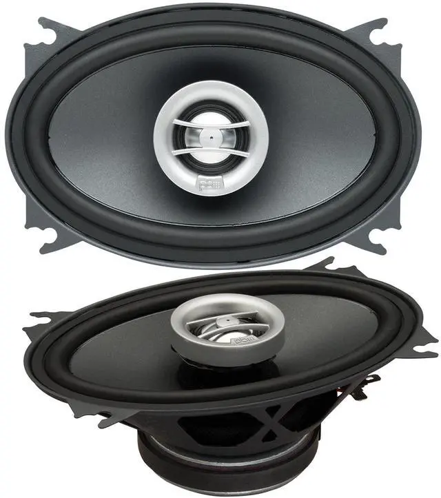 Alt view image 2 of 7 - 1 Pair of OE-462 4X6 Coaxial 2-Ohm + 1 Pair of OE-652 6.5" Coaxial 2-Ohm Speakers