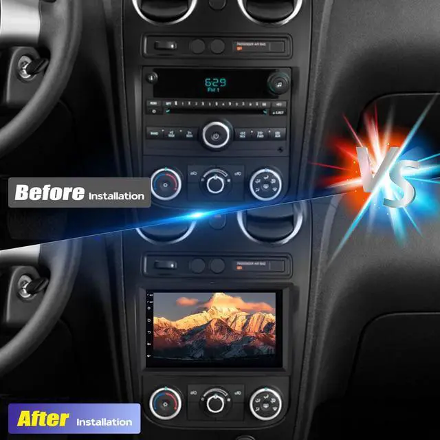 Alt view image 7 of 7 - 2 Din Car Stereo Radio for Chevrolet HHR SS LT Panel LS 2006-2011 | Android 14 10.1" Touchscreen Upgrade w/Carplay Android Auto GPS WiFi Bluetooth RDS DSP SWC Mirrorlink Mic Backup Camera