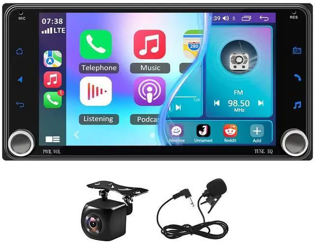 Main image of 7" 4G+64G Car Stereo for Toyota GT86 for Subaru BRZ 2012-2016 Android 13 Car Radio w/Carplay & Android Auto Touchscreen GPS Navigation Head Unit w/Bluetooth WiFi FM/RDS Backup Camera Mirror Link SWC