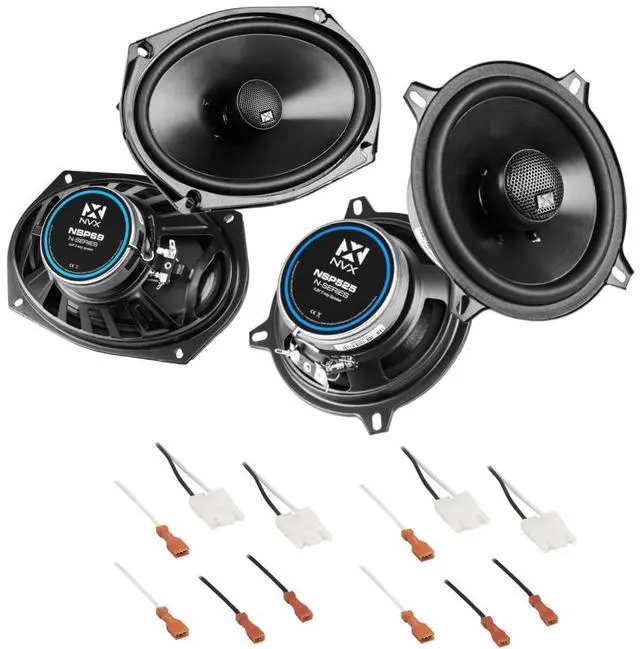 Main image of Complete Speaker Replacement Upgrade Kit for Dodge Ram Truck 1994-2001 | Pair of 5.25" & 6x9" N-Series Speaker Upgrade Kit for select 1994-2001 Ram 3500 / 1500 / 2500 with Metra Harnesses