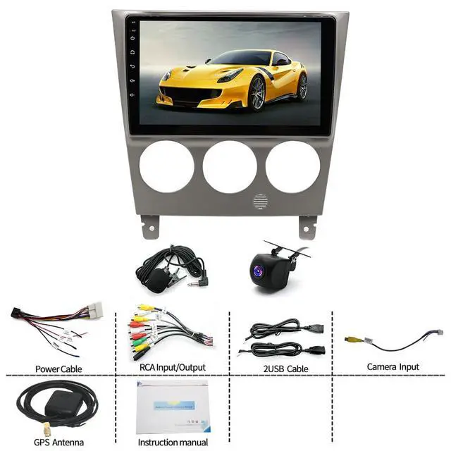 Alt view image 4 of 5 - 9" Car Stereo Radio for Subaru Impreza 2002-2007 Head Unit 2+32G Touchscreen Wireless with carplay&Android Auto Radio for Subaru Impreza 2002 2003 2004 2005 2006 2007 Stereo Android Bluetooth