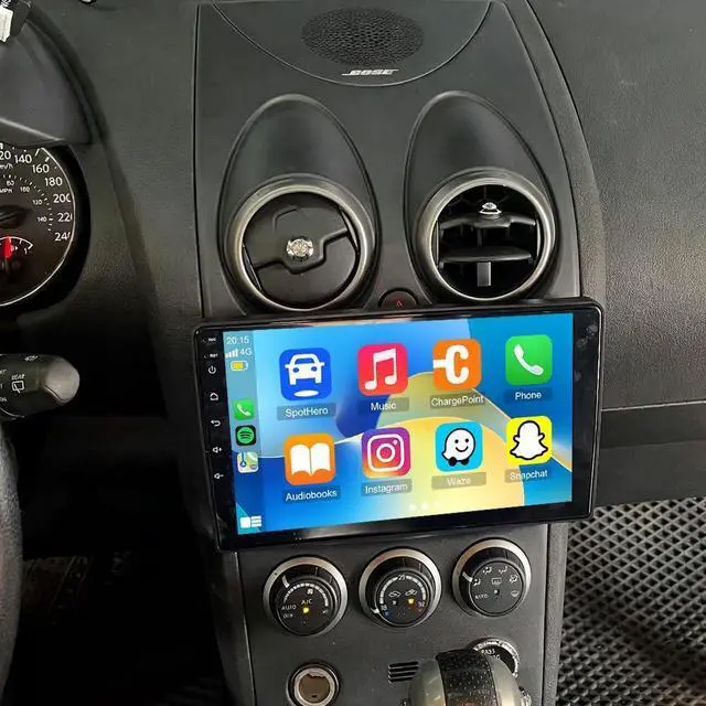 Main image of 10.1 Inch Double din car Screen for Nissan Rogue 2008 2009 2010 2011 2012 2013 with wireles CarPlay and Android Auto,HD Touch Screen Car Stereo with Mirror Link, Bluetooth 5.0, Backup Camera-4+64G