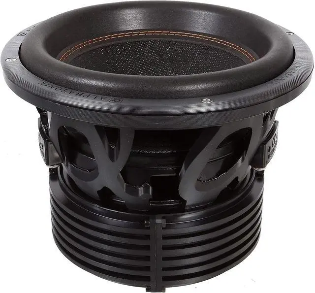 Alt view image 3 of 5 - VSW810 Venum 800 Series 10 3300 Watts Max / 1100 Watts RMS Dual 4 Ohm Car Subwoofer Die Cast Aluminum Basket w/Double Stacked Magnets Carbon Fiber Cone Cooling Rings System Sub Woofer