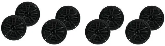 Main image of BOSS Audio CH6530 6.5" 300W 3-Way Car Coaxial Stereo Speakers, 3 Pairs | 2-Layer Woven Fiberglass, Withstands Up to 1076-F, Quick Pull-Tab Deployment, CE Certified, Wall-Mount Hole Slot Included